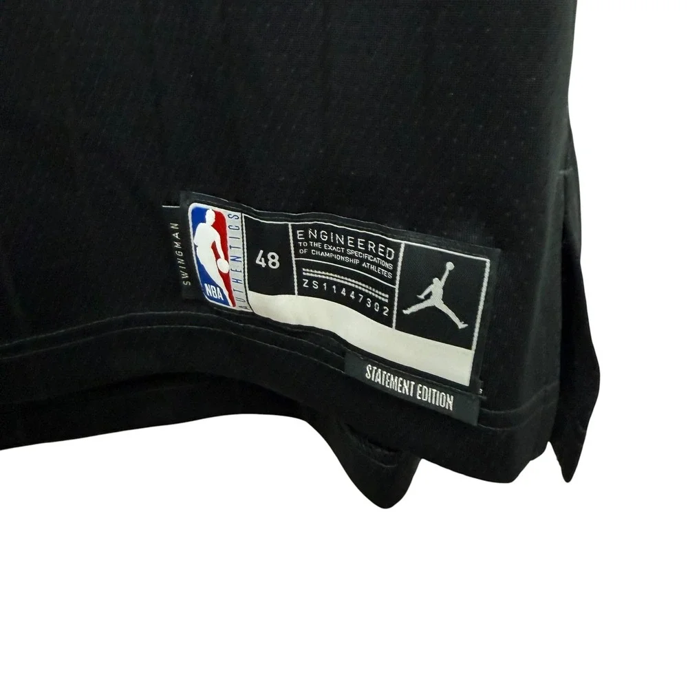 Jordan Chicago Bulls Statement Edition Swingman Jersey Black DO9554-010 Mens 48